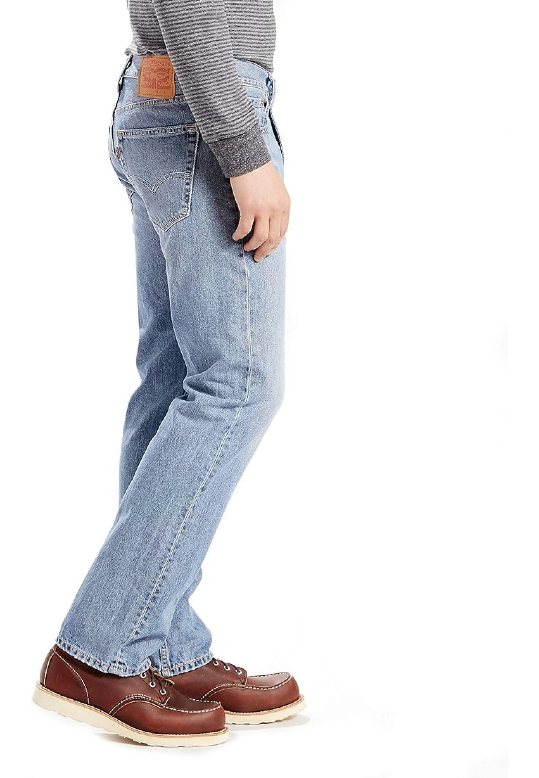 Джинсы Levis Regular Fit 505 USA цвет Kalsomine для мужчин