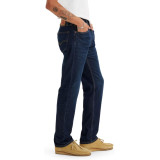 Чоловічі джинси Levi's 505 Regular Fit Nail Loop Knot Dark Indigo вигляд спереду та деталі
