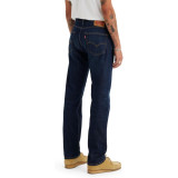 Чоловічі джинси Levi's 505 Regular Fit Nail Loop Knot Dark Indigo вигляд спереду та деталі