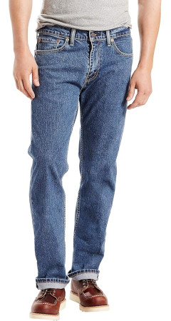 Чоловічі джинси Levi's 505 Regular Fit Stonewash/Stretch