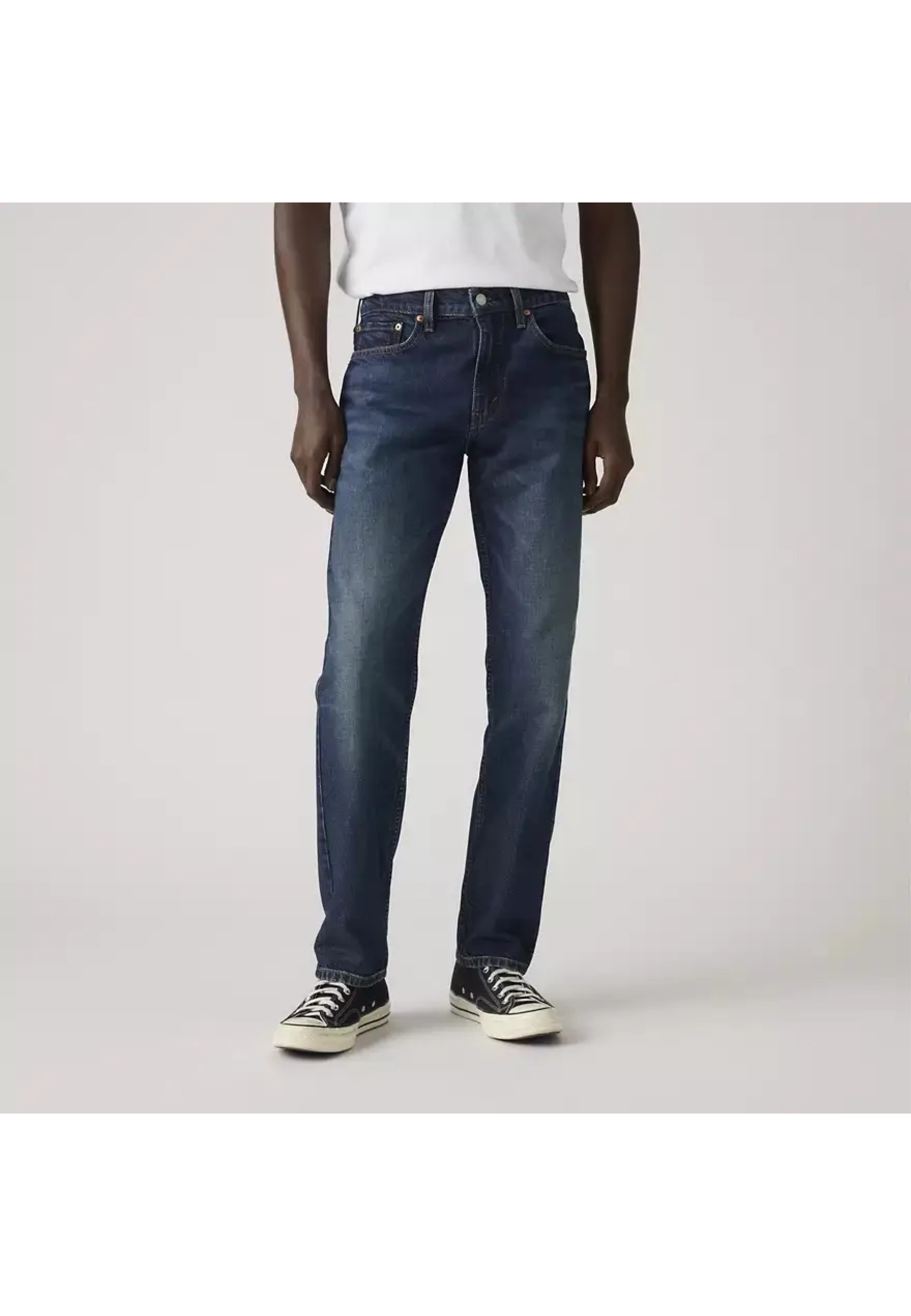 Чоловічі джинси Levi's 502 Taper Fit Blue Expanse у міському casual образі