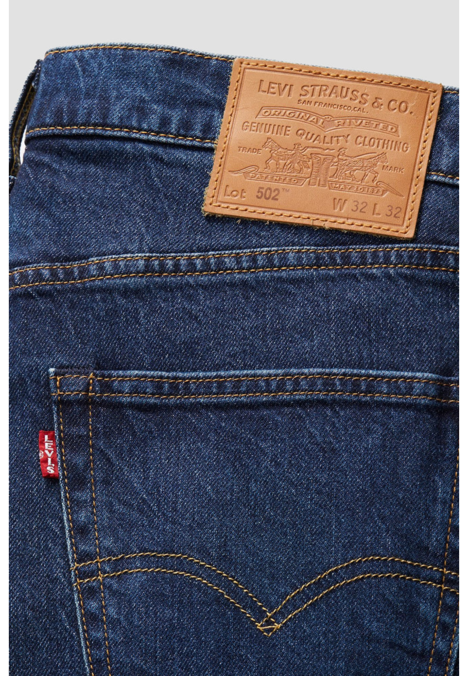 Levi's 502 Taper Jack Of All Trades Authentic Soft чоловічі джинси темно-синій колір