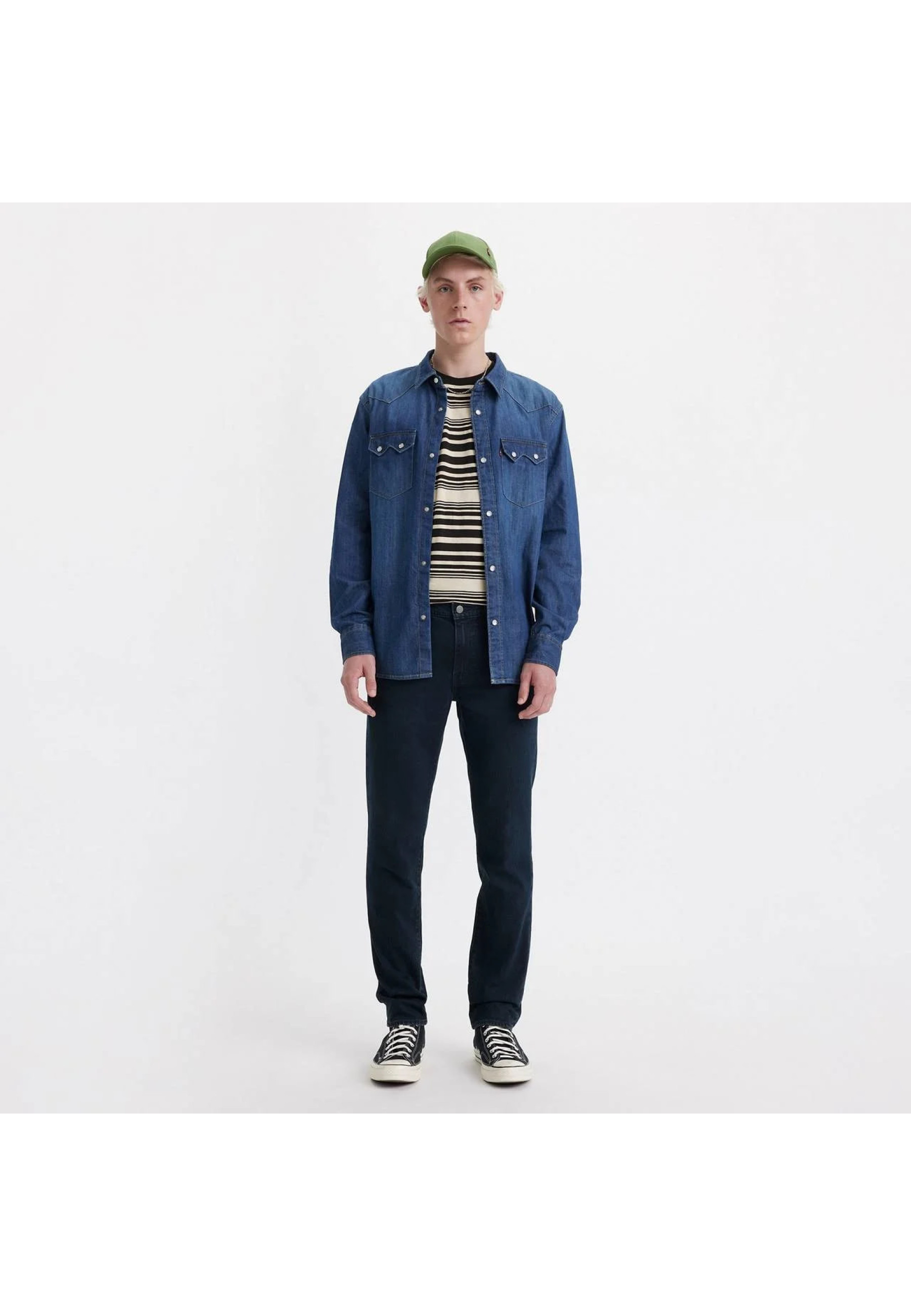 Чоловічі джинси Levi's 511 Slim Authentic Soft кольору Master Of None синій, slim посадка