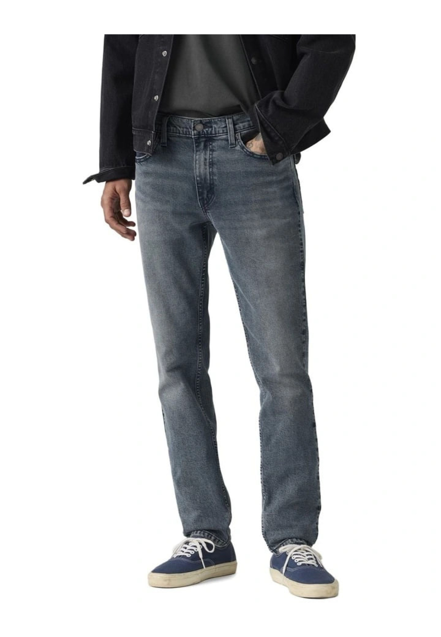 Чоловічі джинси Levi's 511 Slim кольору Shrouded In Mystery Blue, slim-крій через стегна