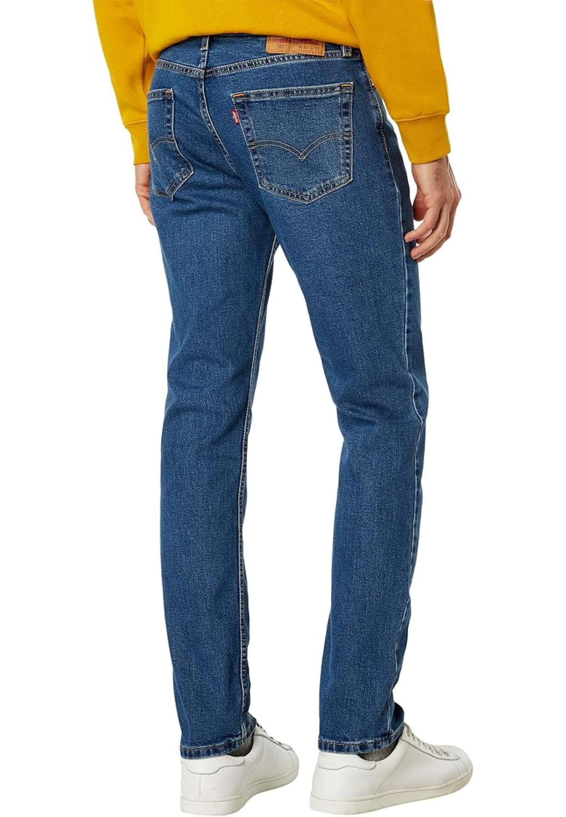 Чоловічі джинси Levi's 511 Slim Fit у кольорі Wilder Adapt з світшотом у повсякденному луці