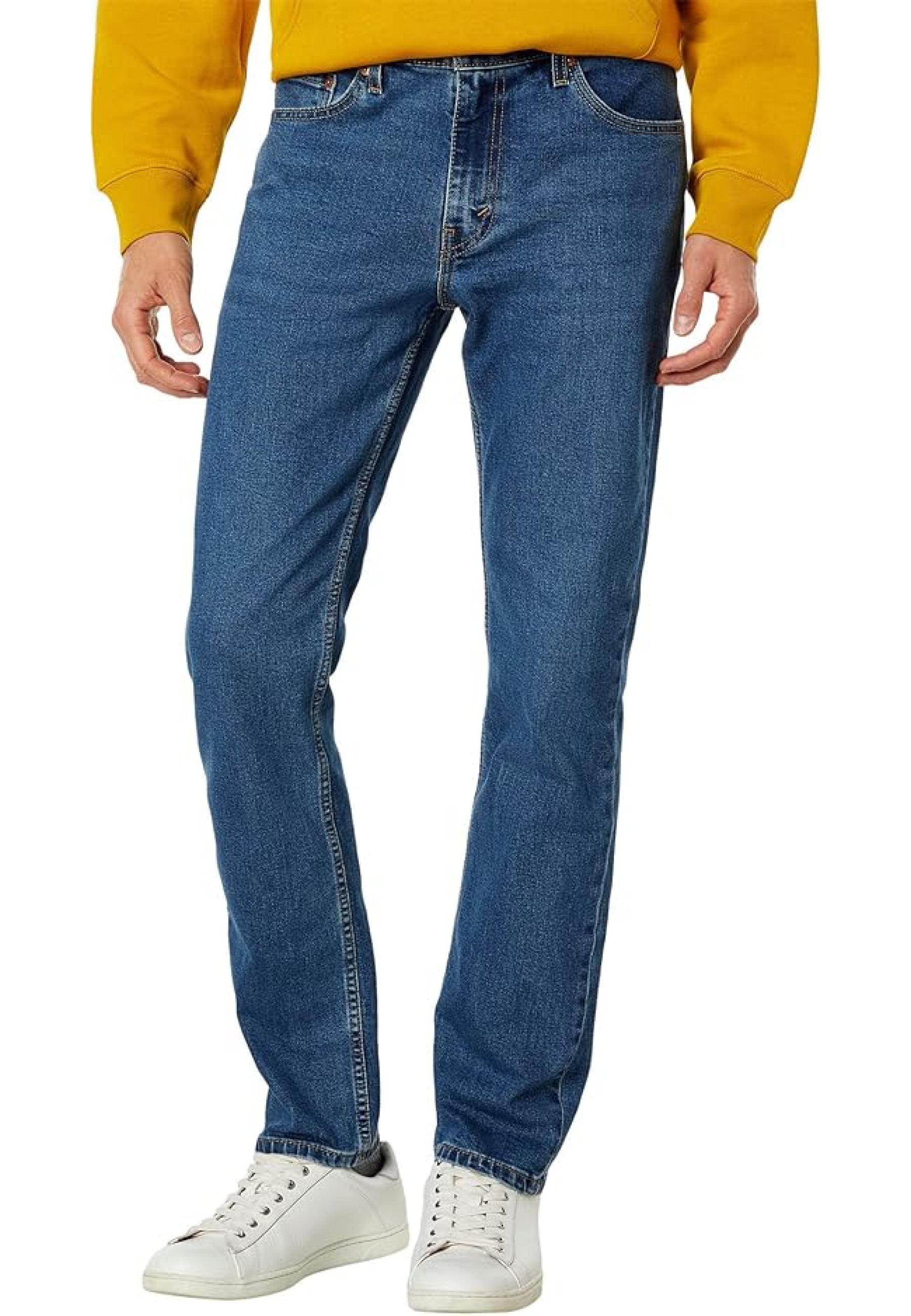 Чоловічі джинси Levi's 511 Slim Fit у кольорі Wilder Adapt з світшотом у повсякденному луці
