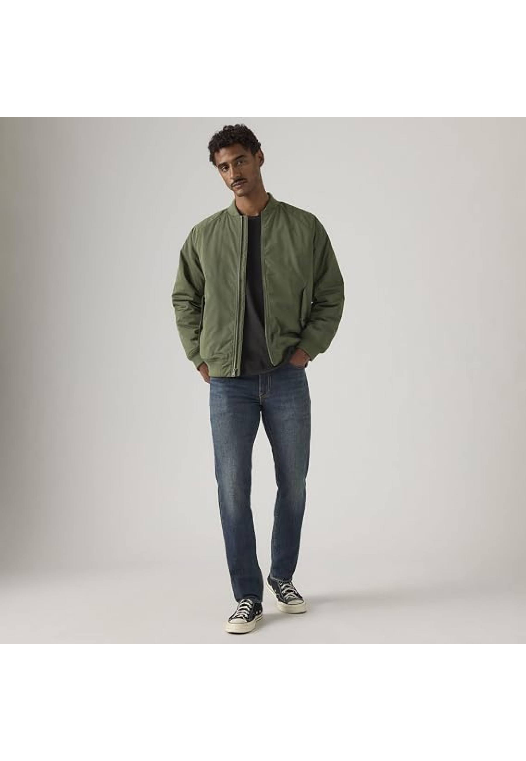 Levi's 511 Slim Linen+ Denim чоловічі джинси Wish Granted dark wash вигляд спереду та збоку Style 045116358