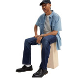 Casual outfit with Levi's 513 Slim Straight Jeans Tree Topper and stylish shoes 2025