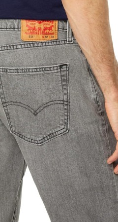 Джинсы Levi's 514 STRAIGHT Foggy Mist Coated Adv