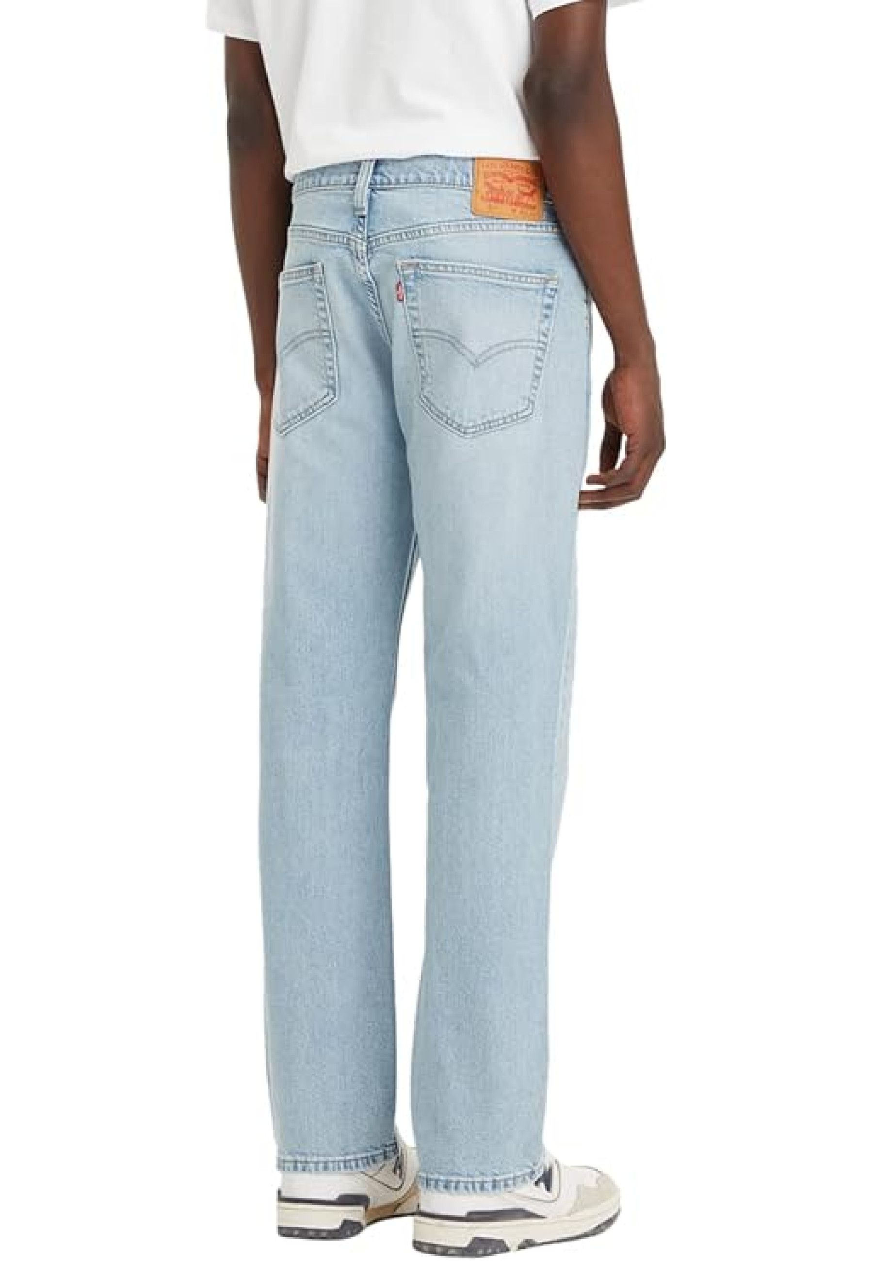 Чоловічі джинси Levi's 514 Straight Fit Thornback Light Wash у повсякденному образі
