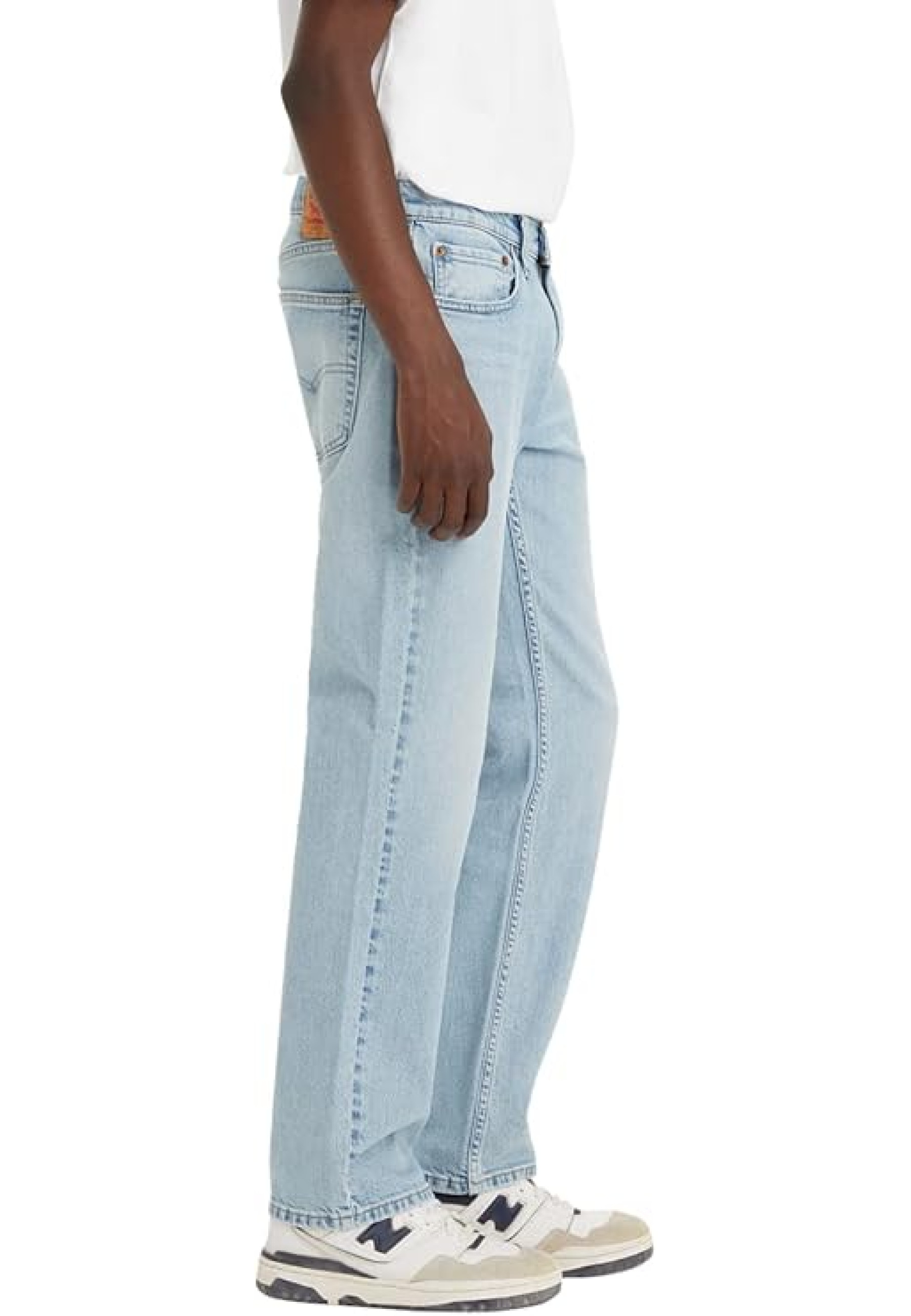 Чоловічі джинси Levi's 514 Straight Fit Thornback Light Wash у повсякденному образі