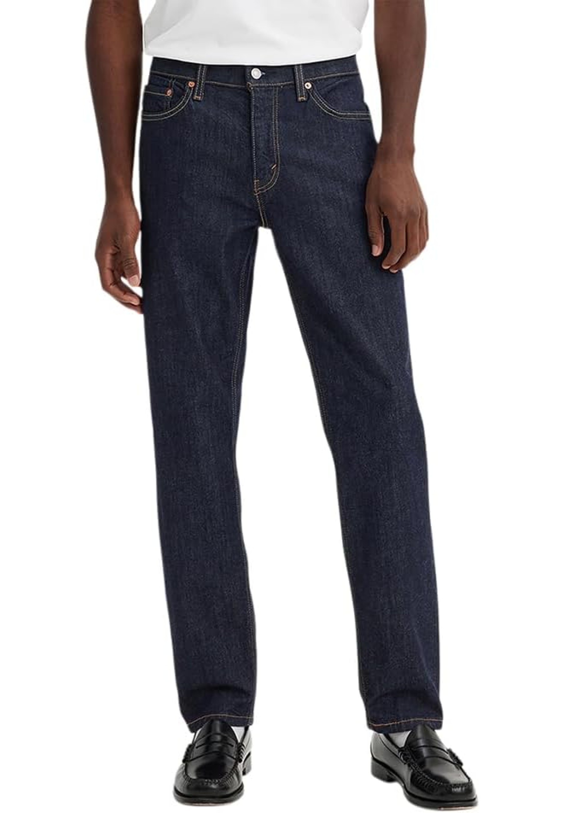 Образ з джинсами Levi's 541 Athletic Taper Cleaner Dark Wash та кросівками Merrell 2026