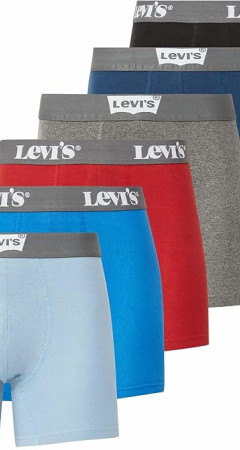 Мужские трусы Levi's Mens Boxer Briefs Breathable Cotton (набор 6 шт)