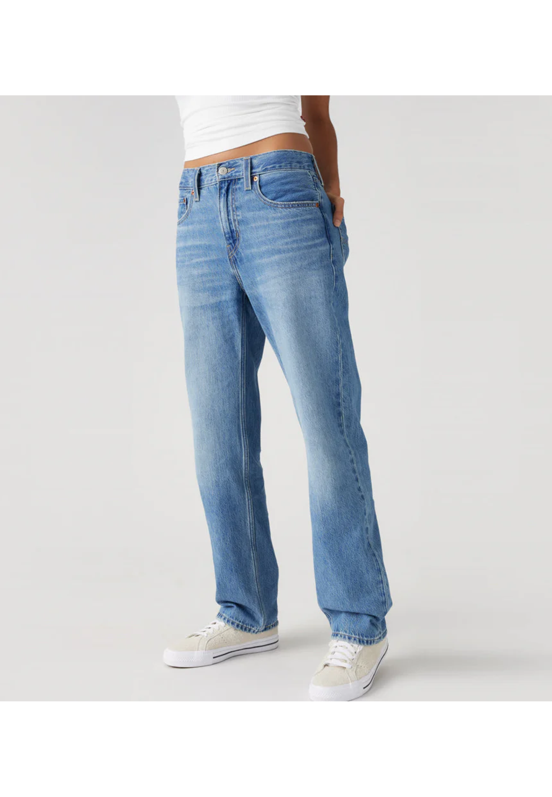 Образ з джинсами Levi's Low Pro Lightweight Rough Diamond та топом для casual стилю 2026