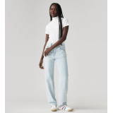 Levi's Low Pro Lightweight Women's Jeans Right Over Light Wash in casual outfit