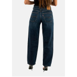 Жіночі джинси Levi's Ribcage Wide Leg Linen Denim Do You Mind Dark Wash – повний образ 2026