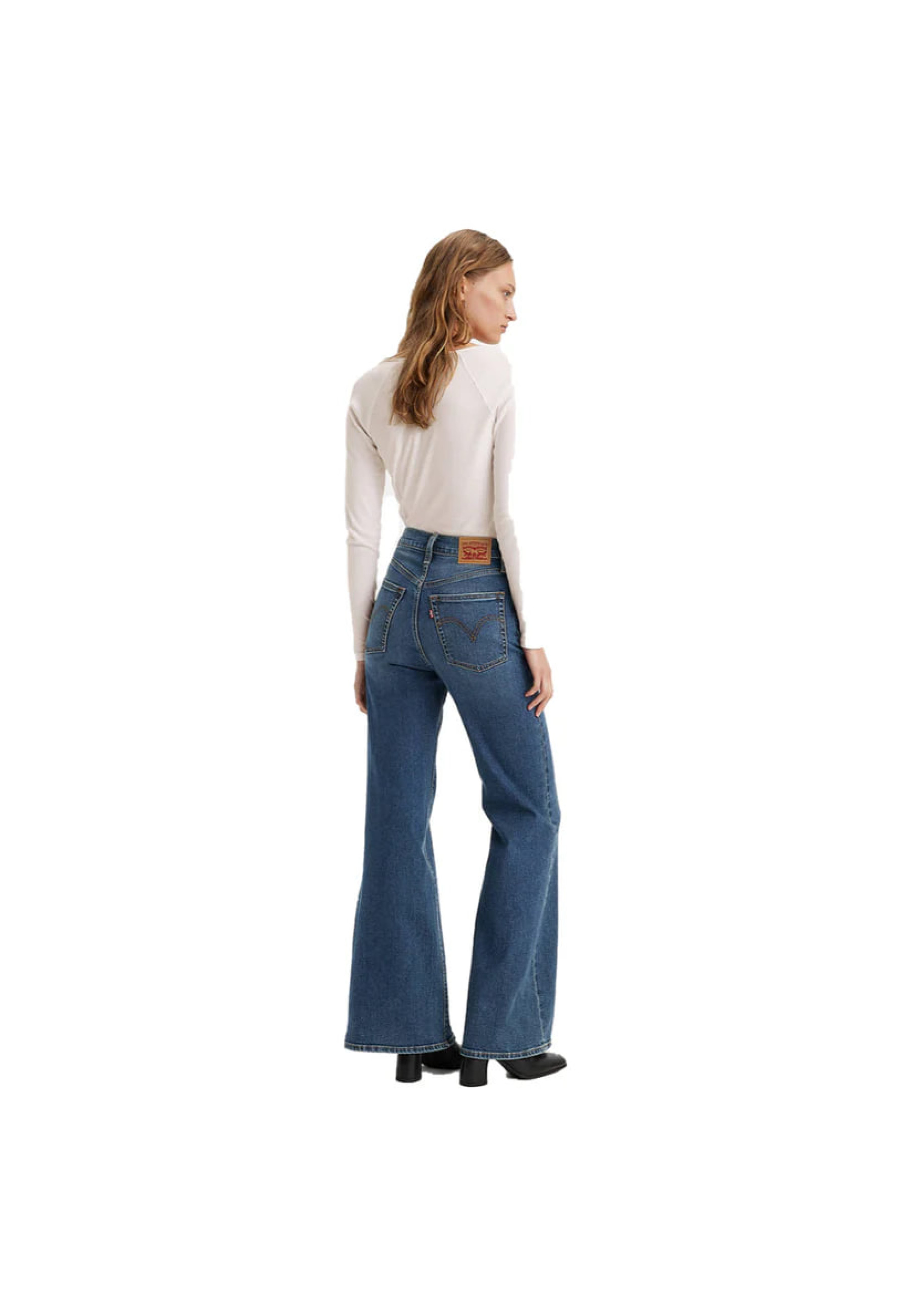 Жіночі джинси Levi's Ribcage Bell у кольорі A New York Moment з високою посадкою та flare силуетом