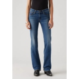 Образ з жіночими джинсами Levi's Superlow Bootcut The Last Straw Dark Wash та взуттям 2026