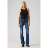 Образ з жіночими джинсами Levi's Superlow Bootcut The Last Straw Dark Wash та взуттям 2026